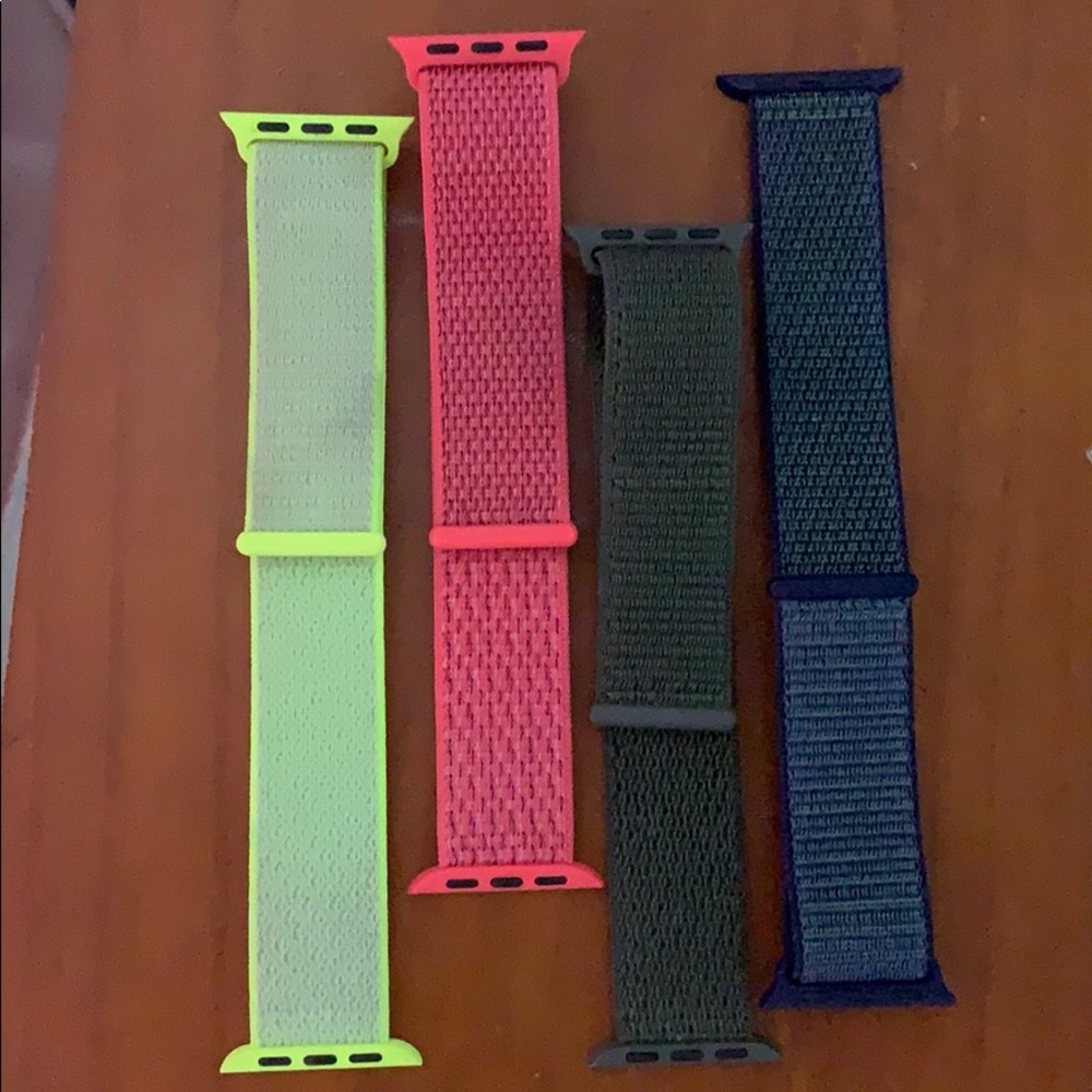 Authentic Apple Watch Nike sport loops, 38mm/40mm